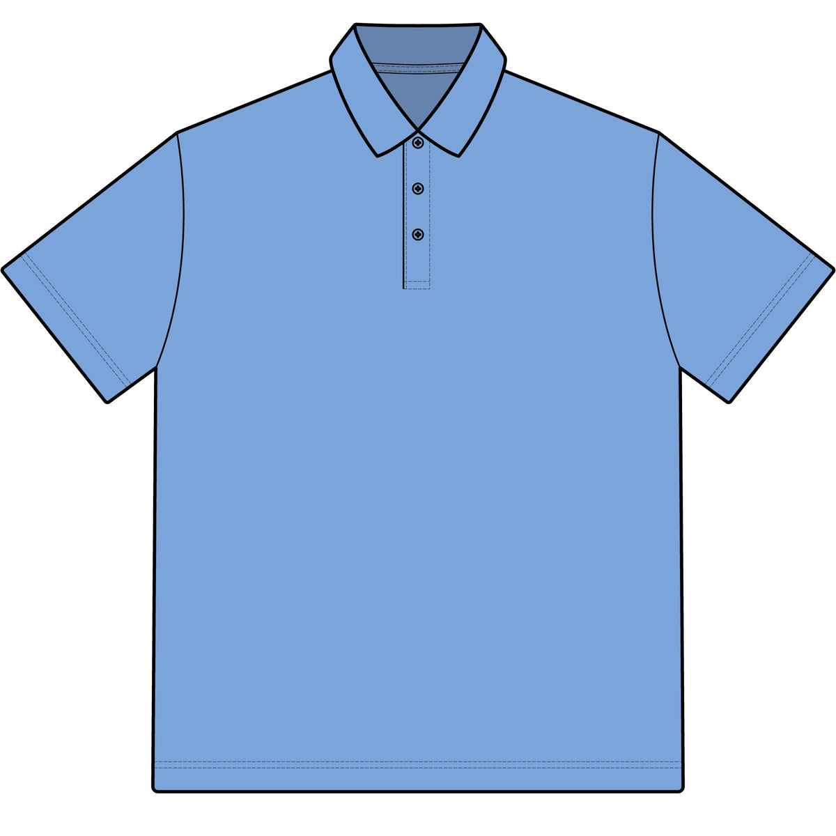 1 Hop Golf Performance Bight Baby Bight Polo