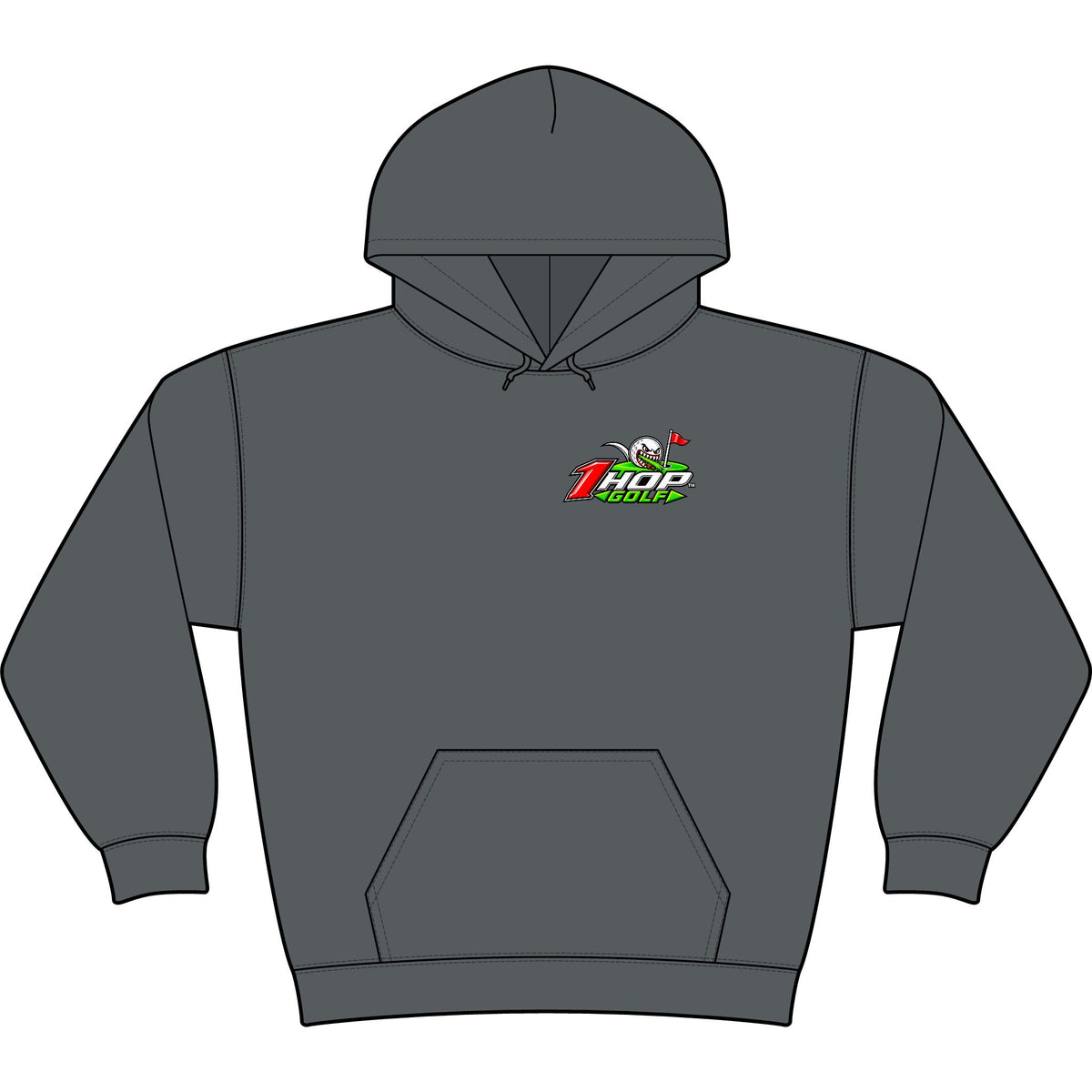1 Hop Golf Sport-Wick CamoHex Fleece Hooded Pullover