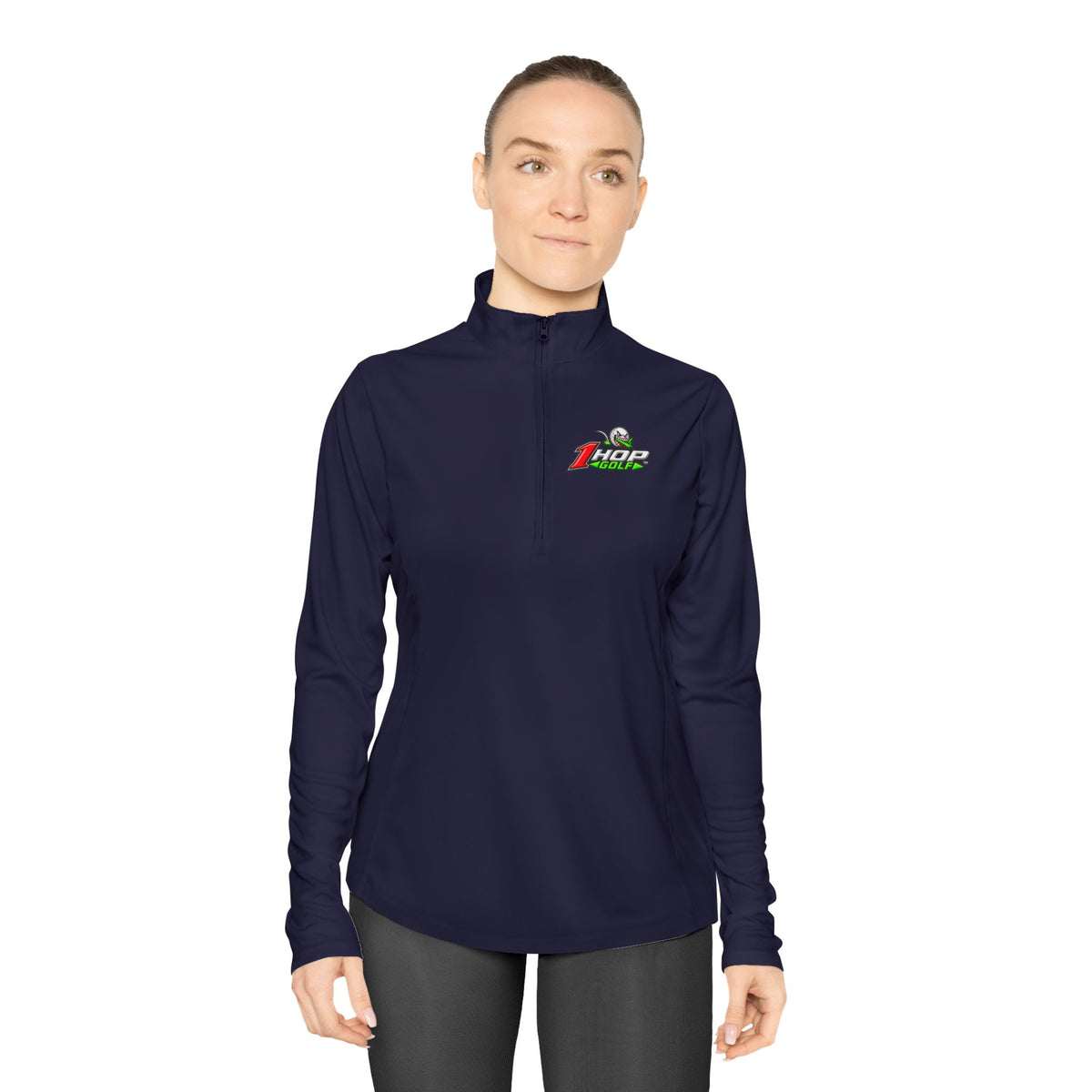 1 Hop Golf Ladies Quarter-Zip Pullover