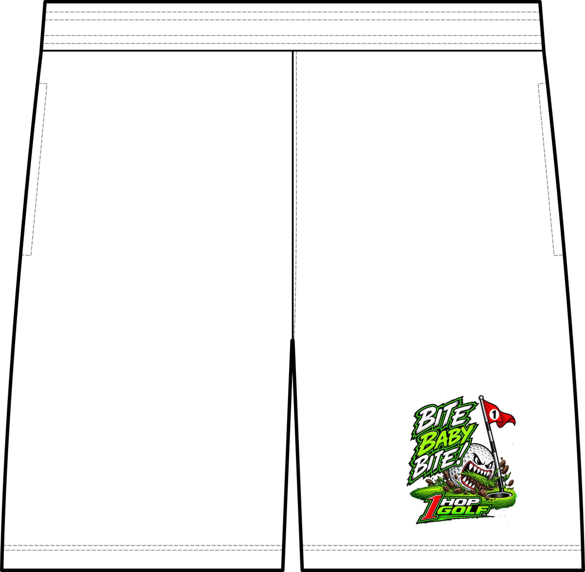 1 Hop Golf PosiCharge Competitor 7' Pocketed Short