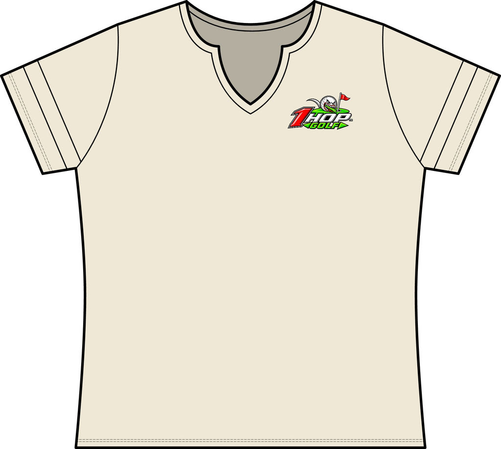 1 Hop Golf Women's Halftime Notch Neck Tee