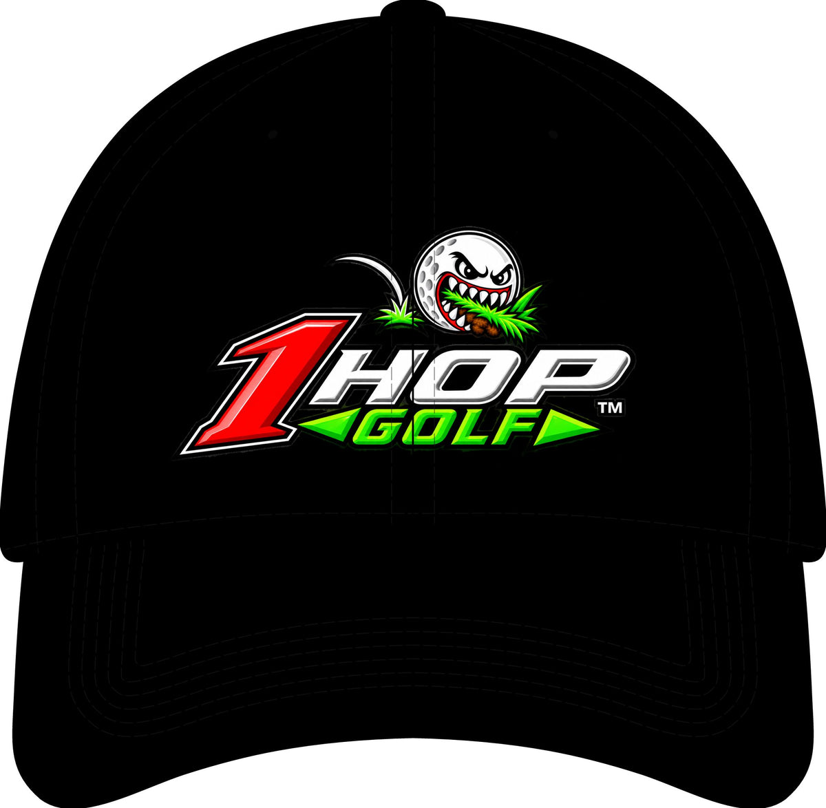 1 Hop Golf™ Premium Performance Hat Mesh Stretch-Tek Adjustable Cap