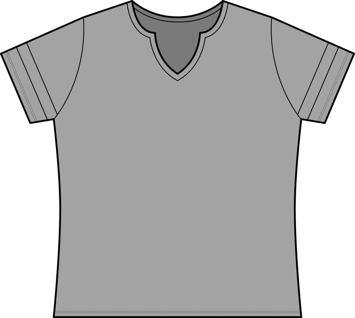 1 Hop Golf Women's Halftime Notch Neck Tee