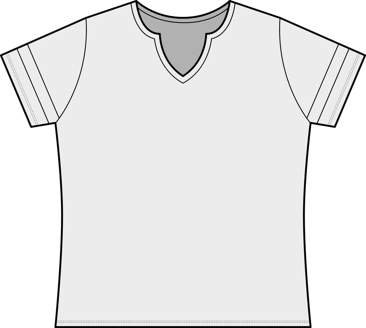 1 Hop Golf Women's Halftime Notch Neck Tee