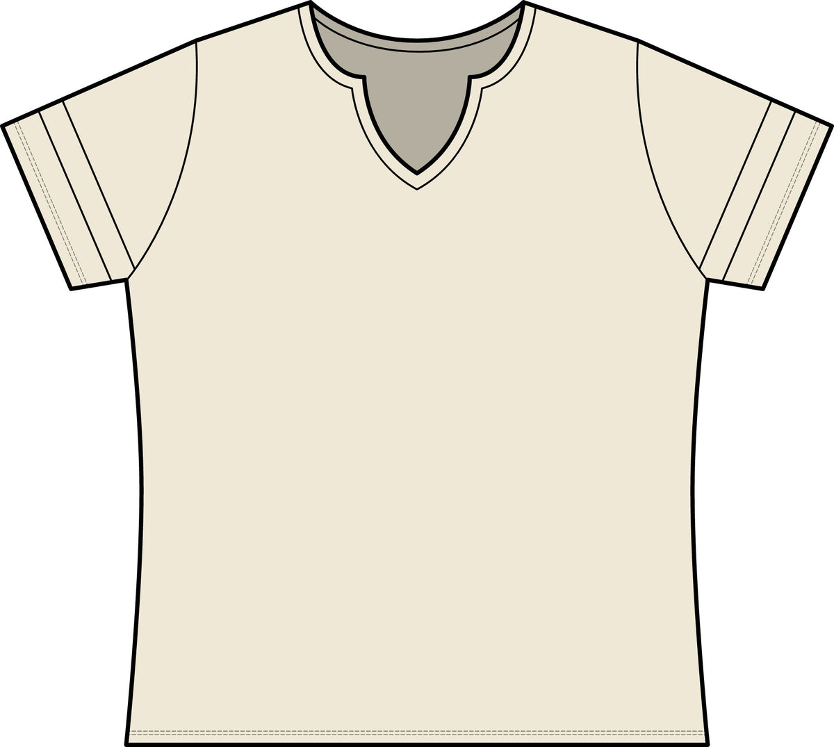 1 Hop Golf Women's Halftime Notch Neck Tee