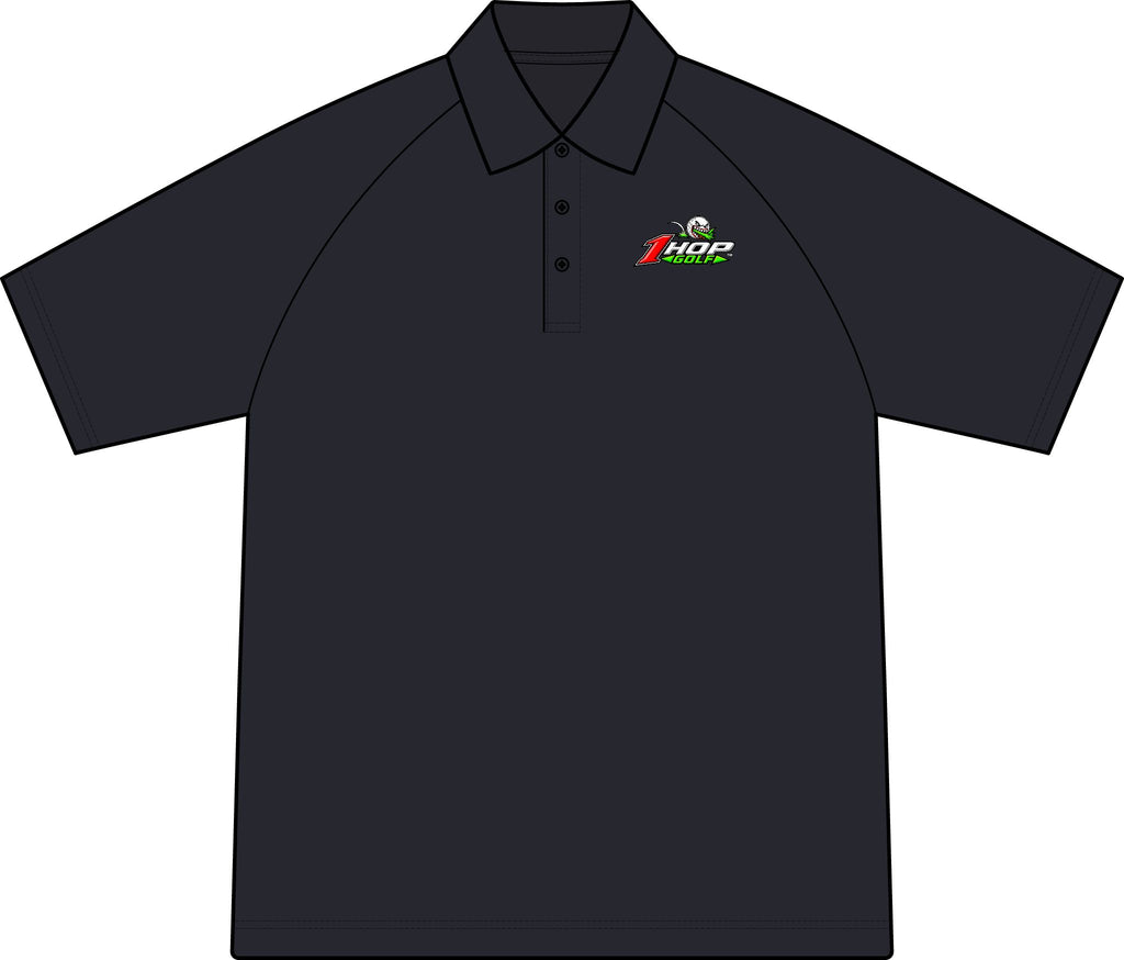 1 HOP GOLF™ — BITE, BABY! Performance Polo