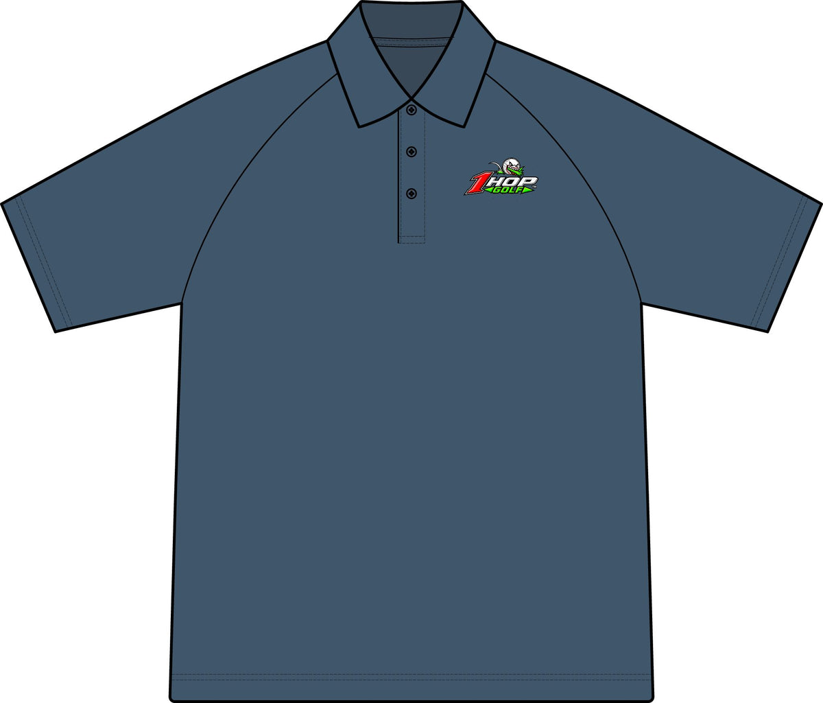 1 HOP GOLF™ — BITE, BABY! Performance Polo
