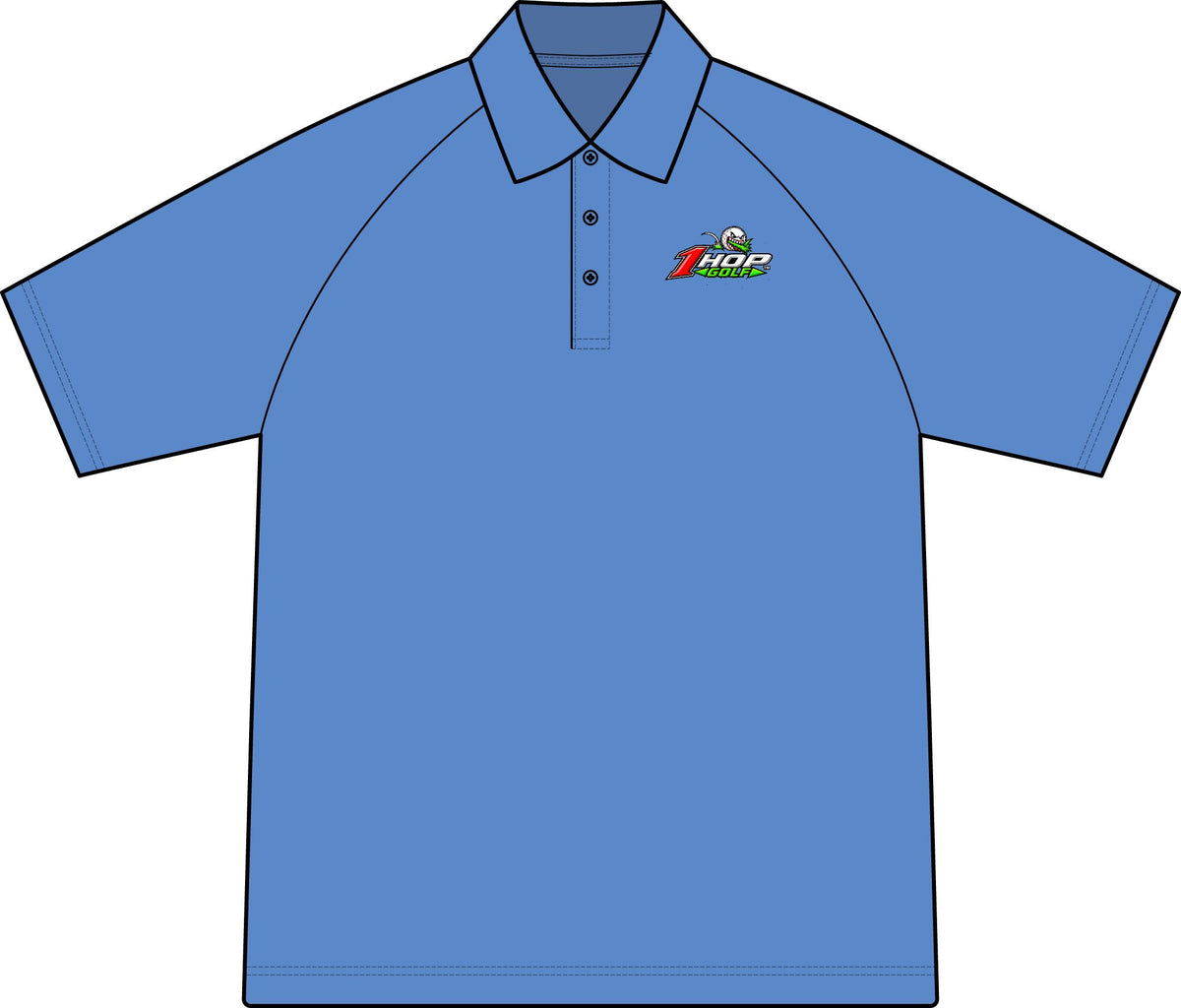 1 HOP GOLF™ — BITE, BABY! Performance Polo