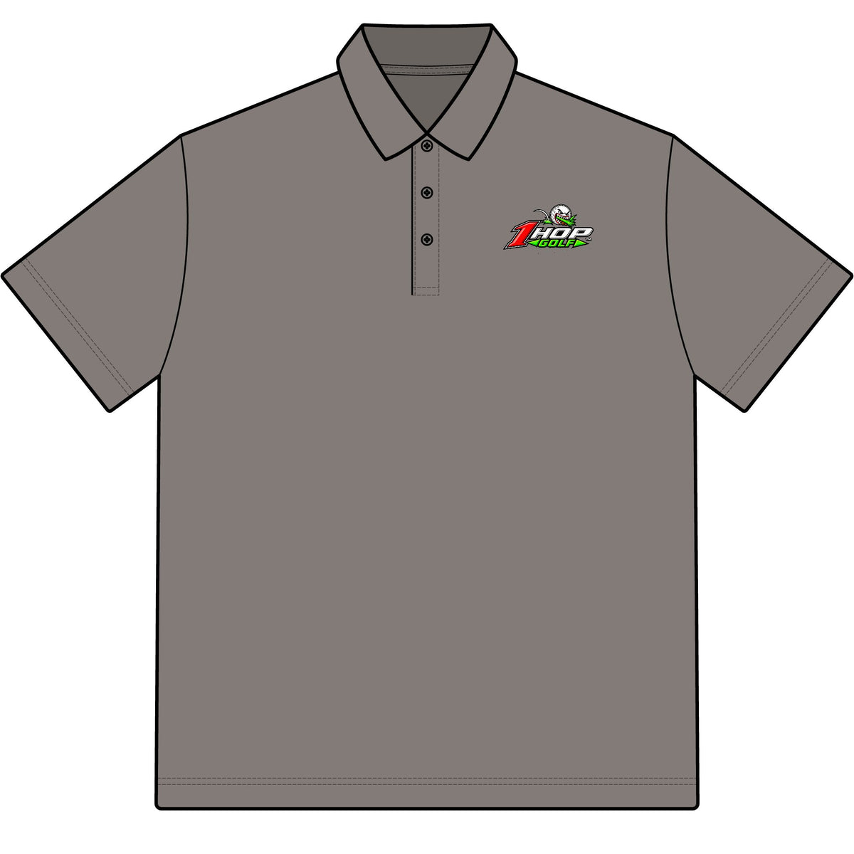 1 Hop Golf Performance Bight Baby Bight Polo
