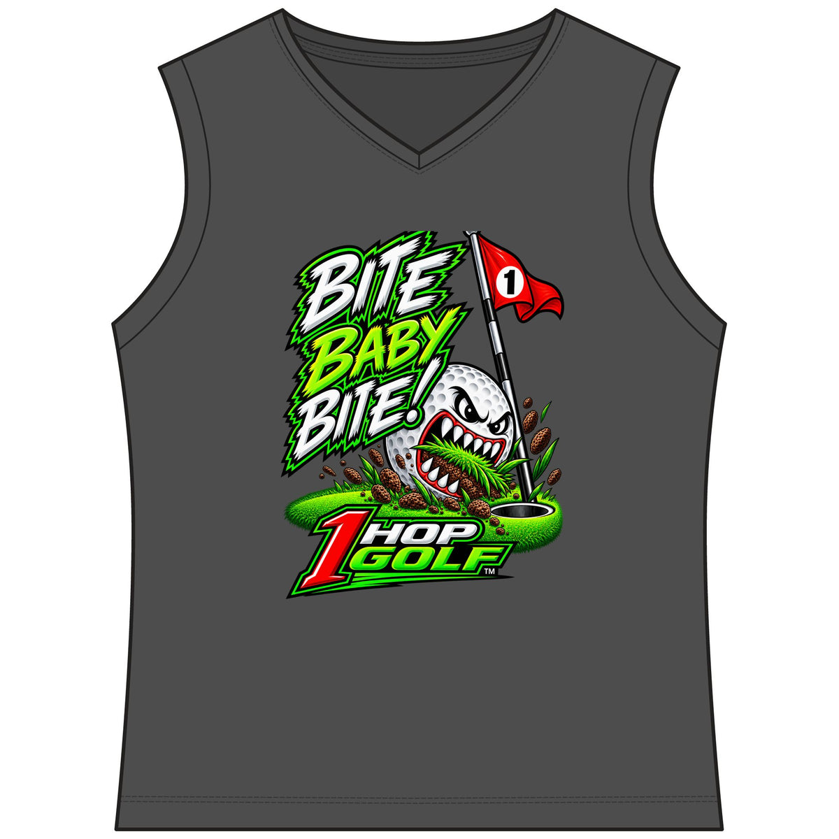 1 Hop Golf Women's Club Sleeveless V-Neck