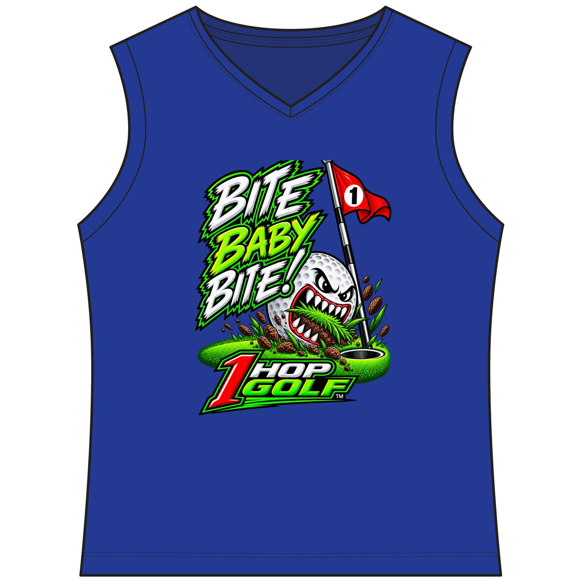 1 Hop Golf Women's Club Sleeveless V-Neck